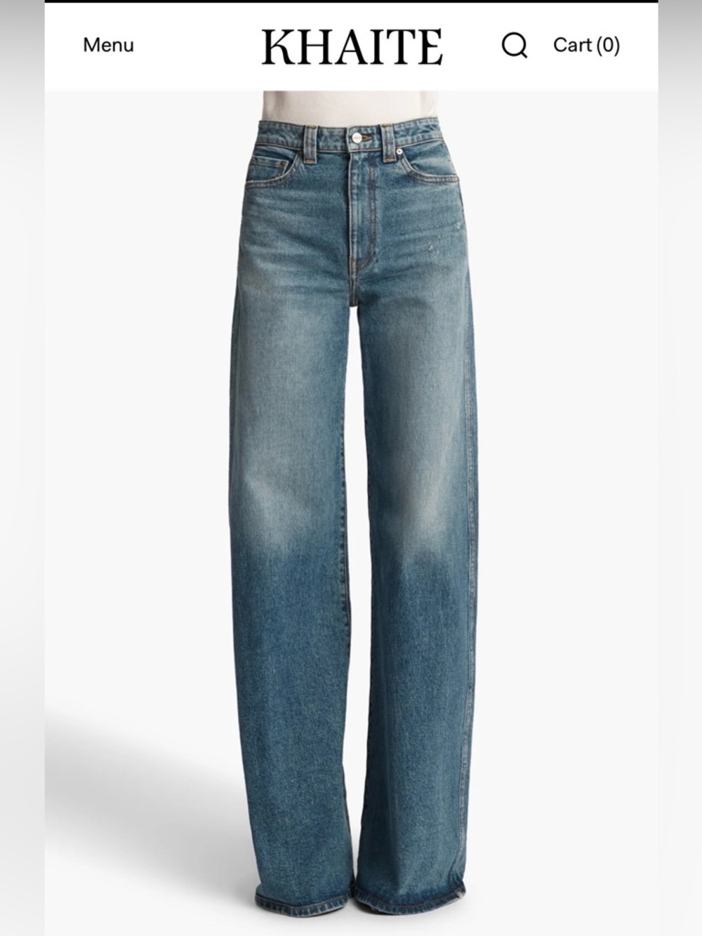 KHAITE Dane Jean in Heath. Size 30